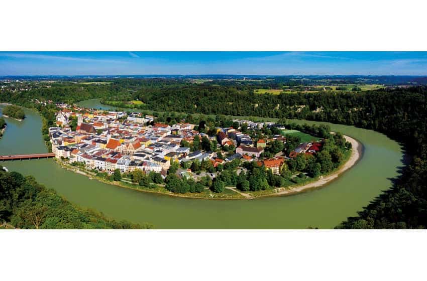 Germania-Baviera-Wasserburg am Inn-fiume Inn