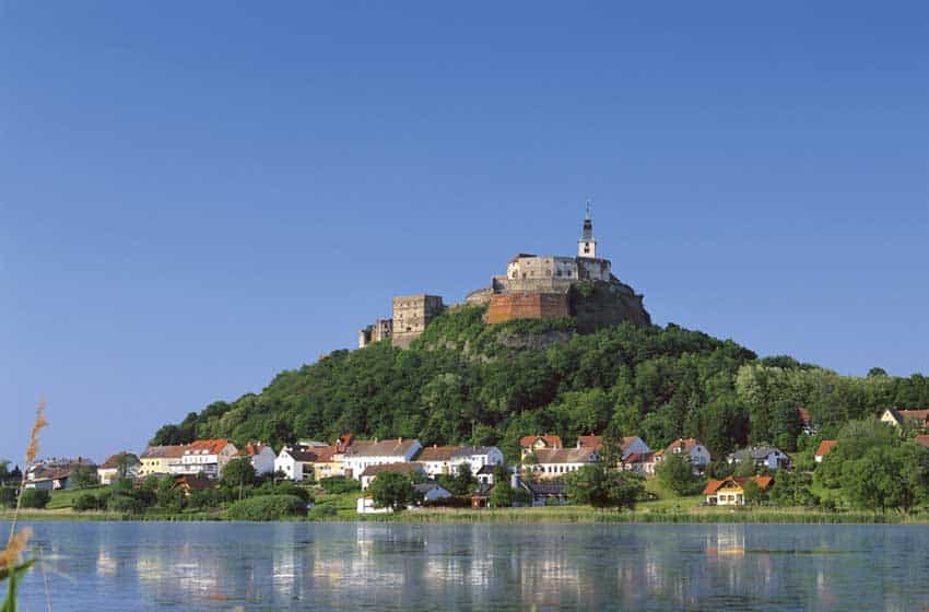 Güssing, una veduta del castello