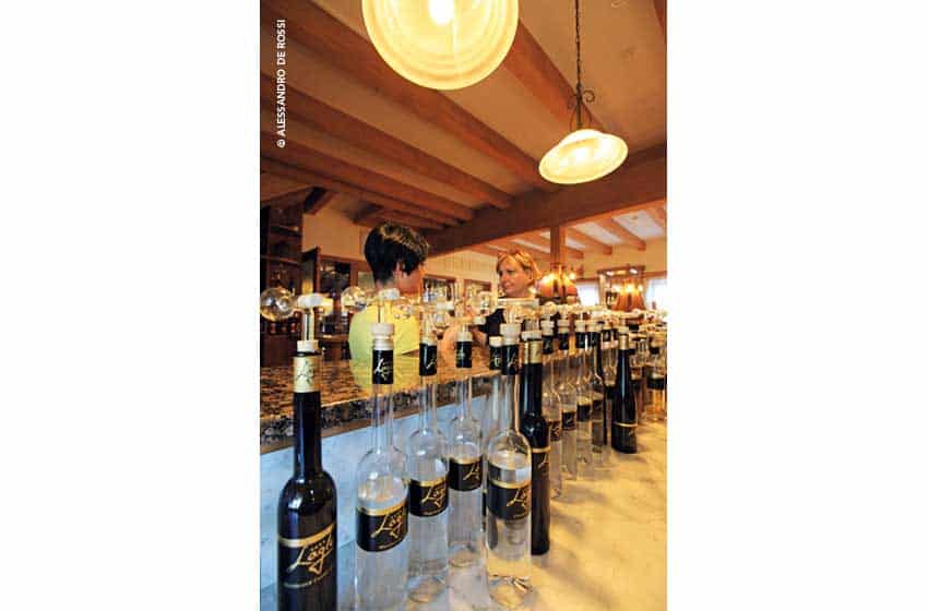 Kukmirn, degustazione presso la distilleria Lagler
