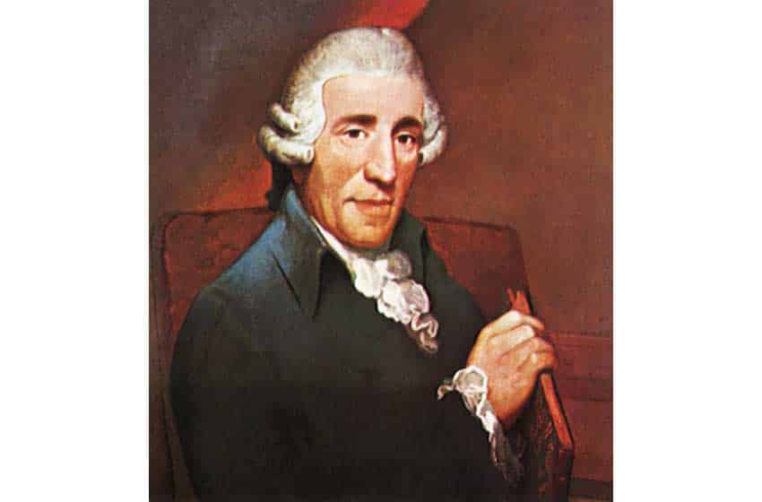 Un ritratto di Franz Joseph Haydn. Il musicista soggiornò a lungo a Eisenstadt