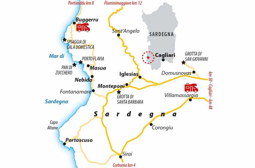 Sardegna-Sulcis Iglesiente-mappa