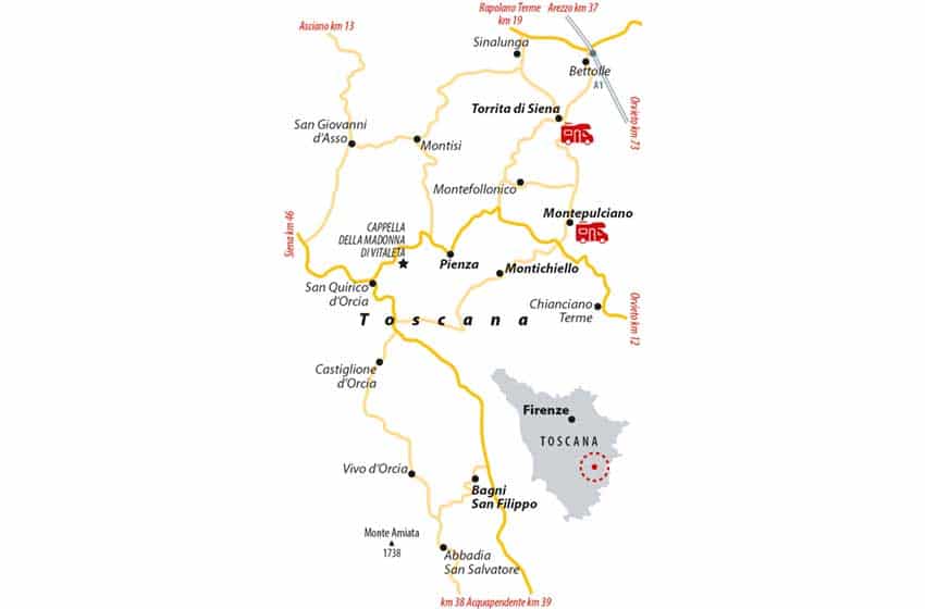 Toscana-Val d'Orcia-mappa