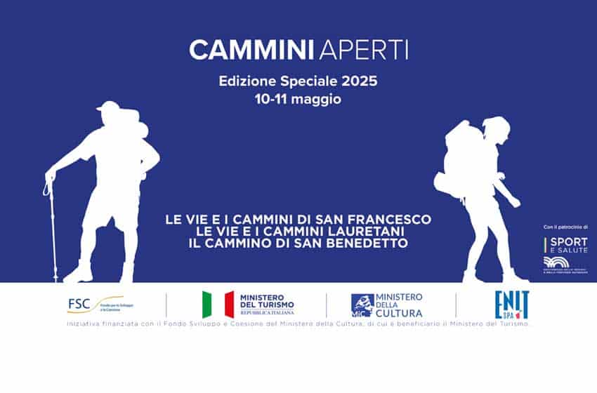 Locandina Cammini Aperti 2025