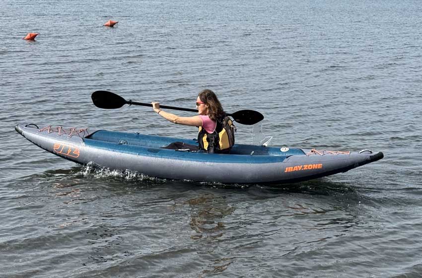 Canoa gonfiabile CNeon D-375 di JBay.Zone in versione singolo