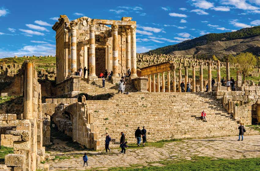 Algeria in camper: l'area archeologica di Djémila