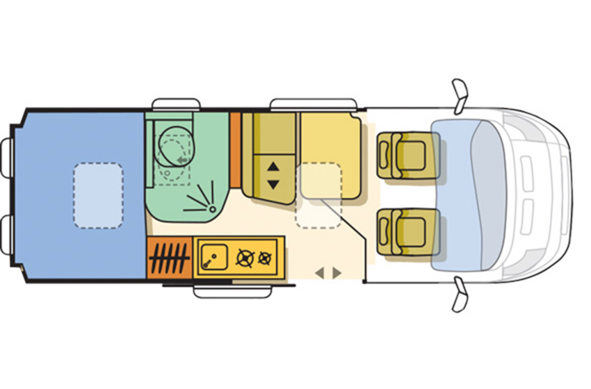 pianta Adria Twin 600 SPT Family