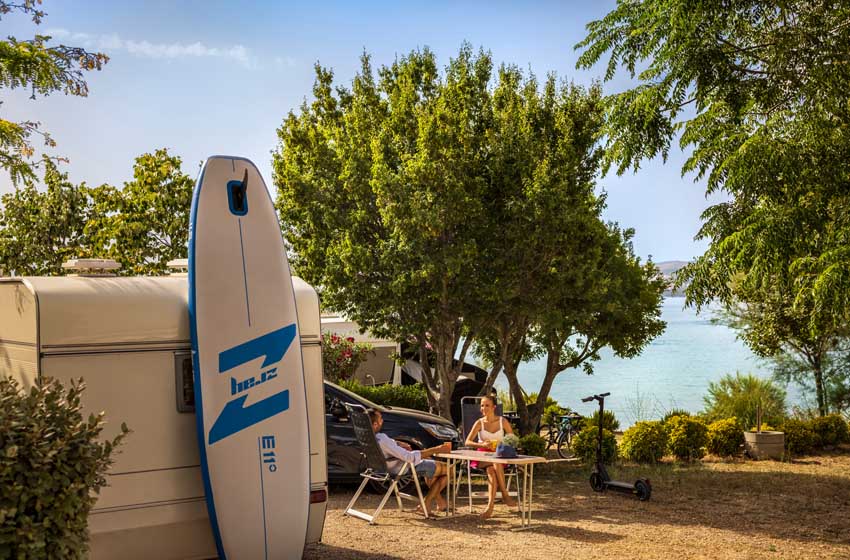 Croazia, Isola di Krk, Camping Omisalj