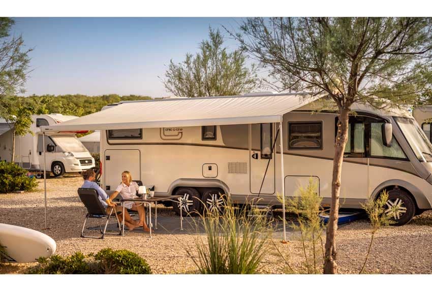 Croazia, Isola di Krk, Camping Omisalj