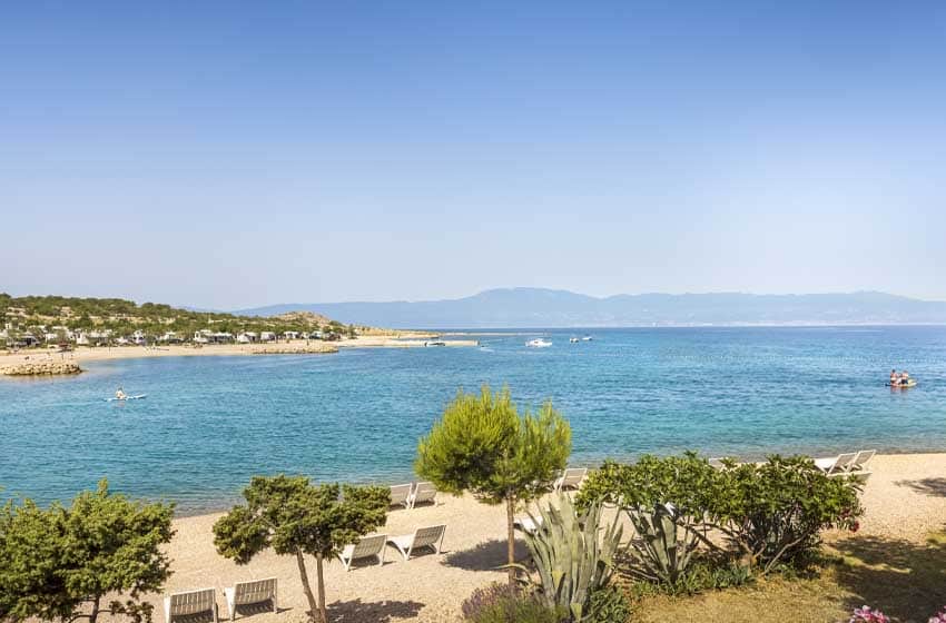 Croazia, Isola di Krk, Camping Omisalj