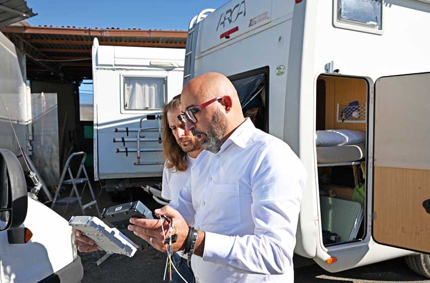 domotica in camper