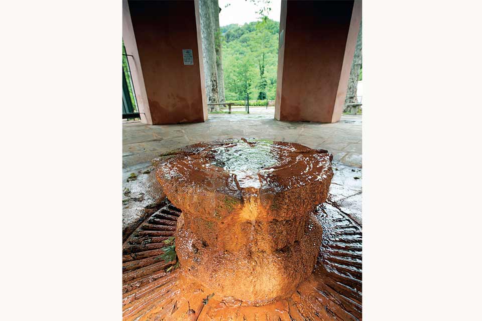 La fonte della sorgente di Orezza