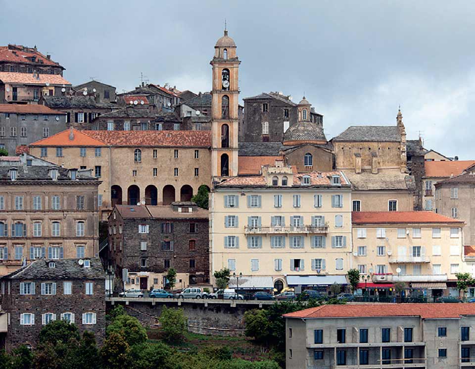 Il centro storico di Cervione