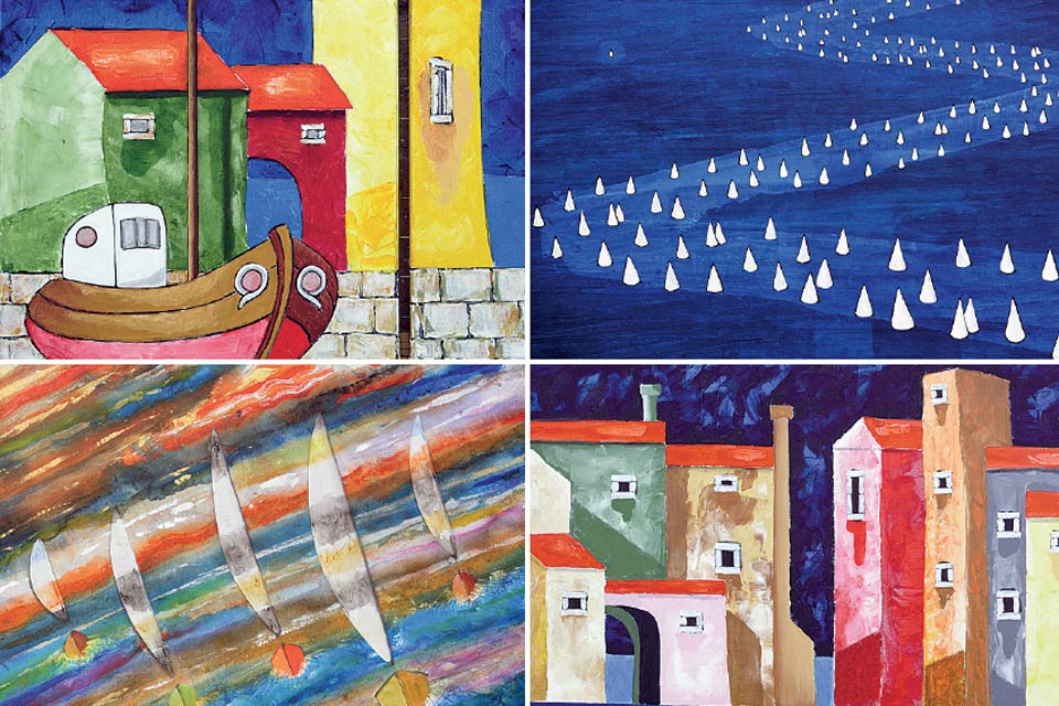 Opere di artisti di strada a Parenzo