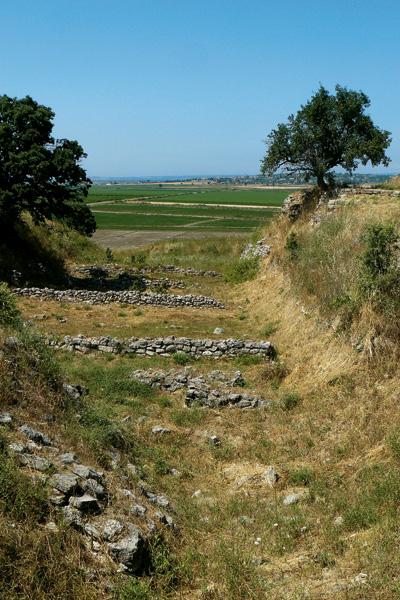 Veduta della piana e del mare da Troia
