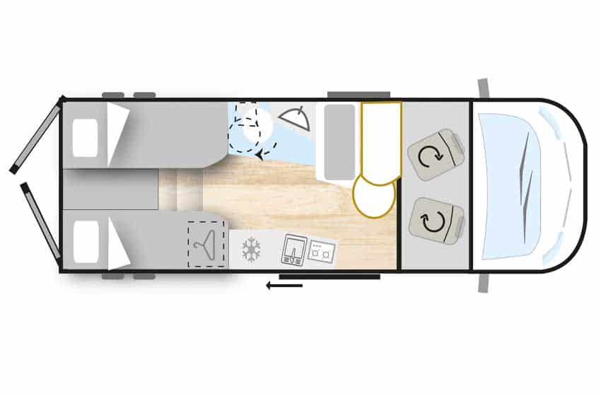 pianta Malibu Van Comfort GT Skyview 640 LE
