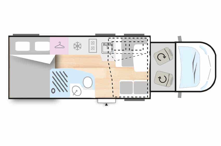 Pianta di Elnagh T-Loft 450