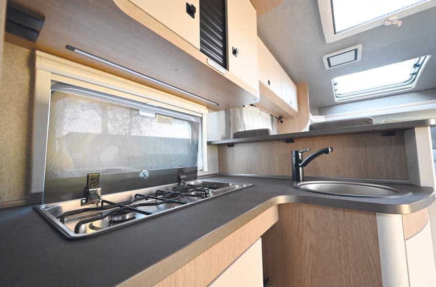 cucina di bordo Hobby Optima Ontour 700F