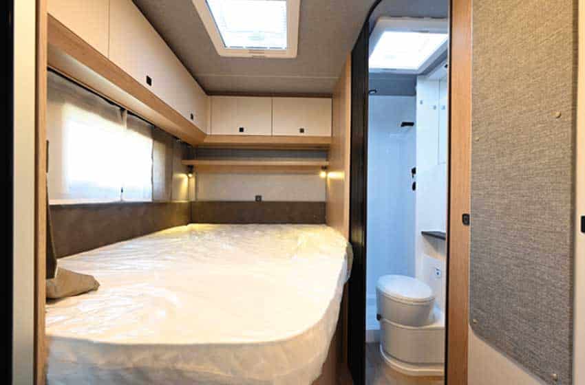 zona notte Hobby Optima Ontour 700F