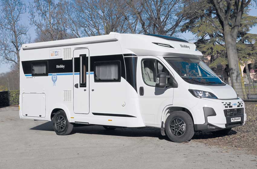 Hobby Optima Ontour 700F all'aperto