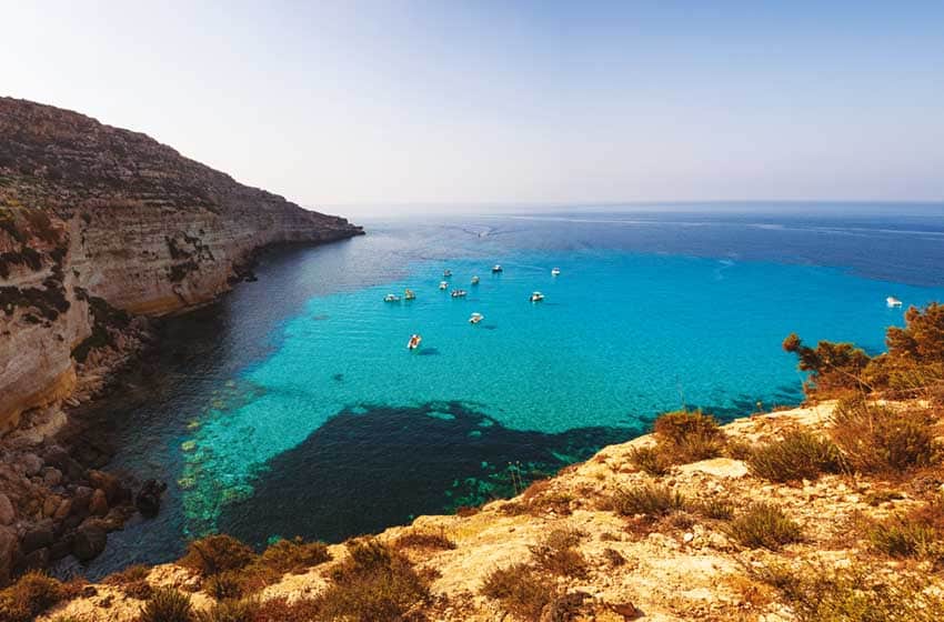 Sicilia-Lampedusa-Cala Tabaccara