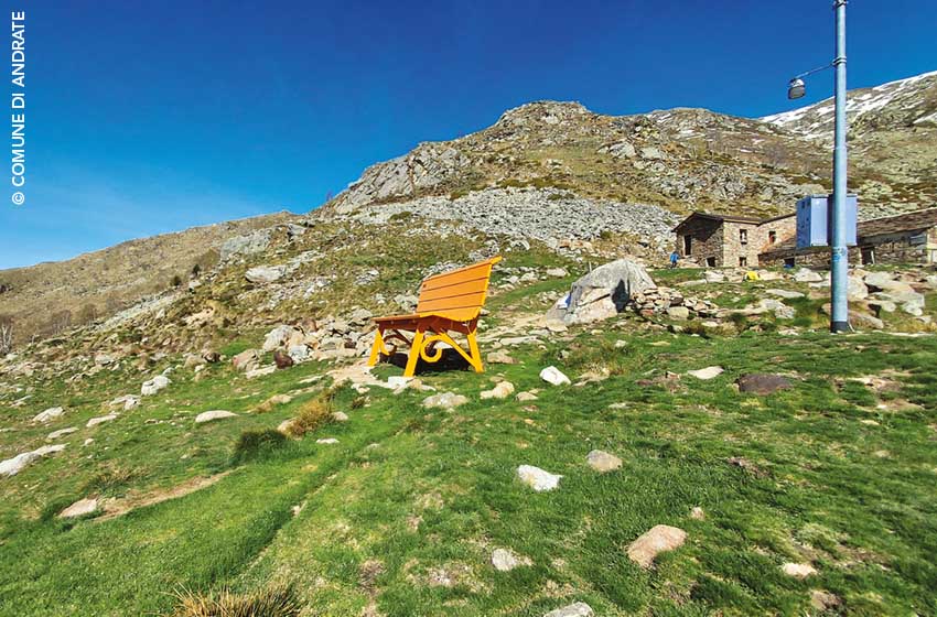 Canavese in camper? Non perdere la big bench di Andrate