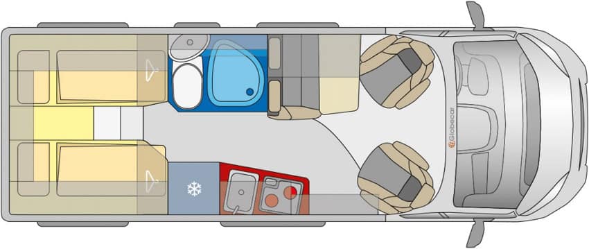 pianta Globecar Campscout B