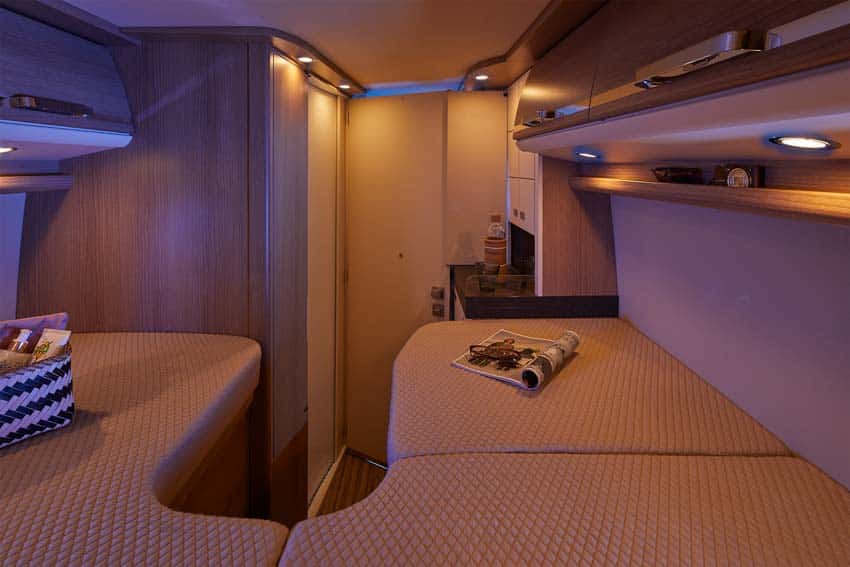 zona notte Malibu van first class - two rooms 640 LE RB