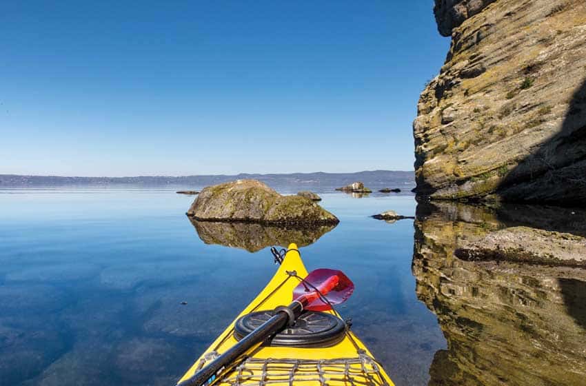 Escursione in kayak sul lago di Bolsena