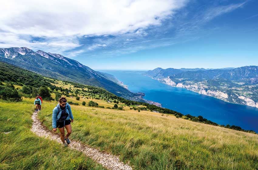 trekking sul Monte Baldo sul lago di Garda