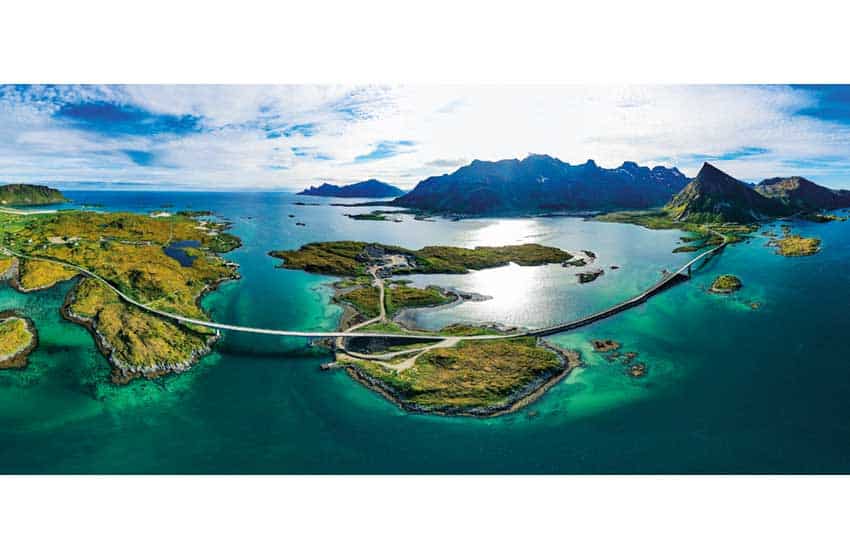 Norvegia: i ponti di Fredvang, sulle isole Lofoten