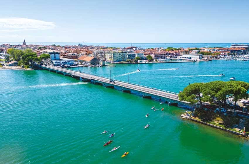 Ponte da Grado alla terraferma