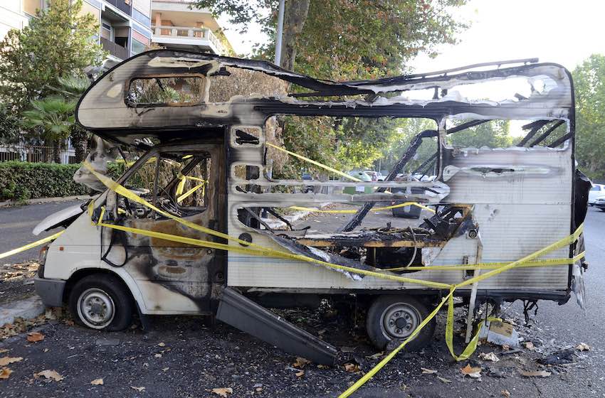 incendio camper