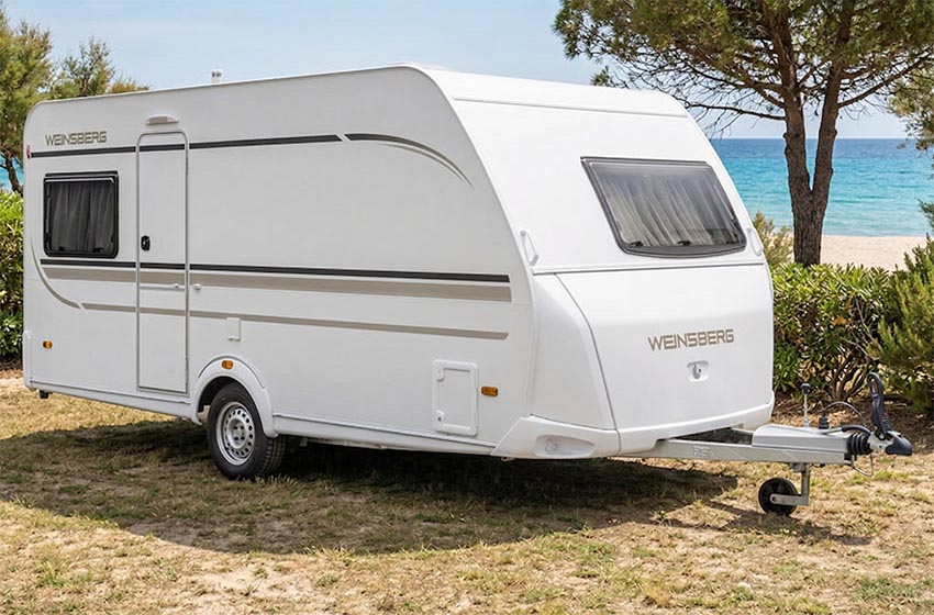 Winsberg Caraone 450 FU caravan usata per la coppia in sosta