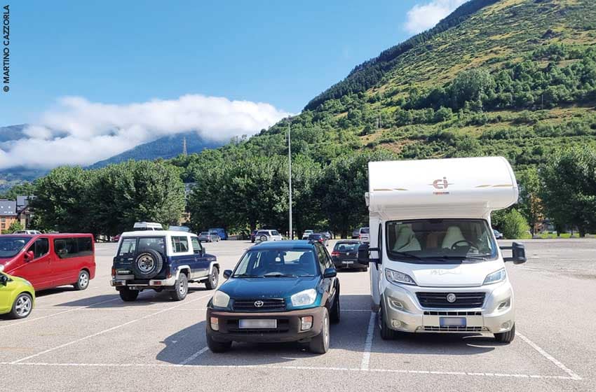 Spagna-Vielha-Parcheggio