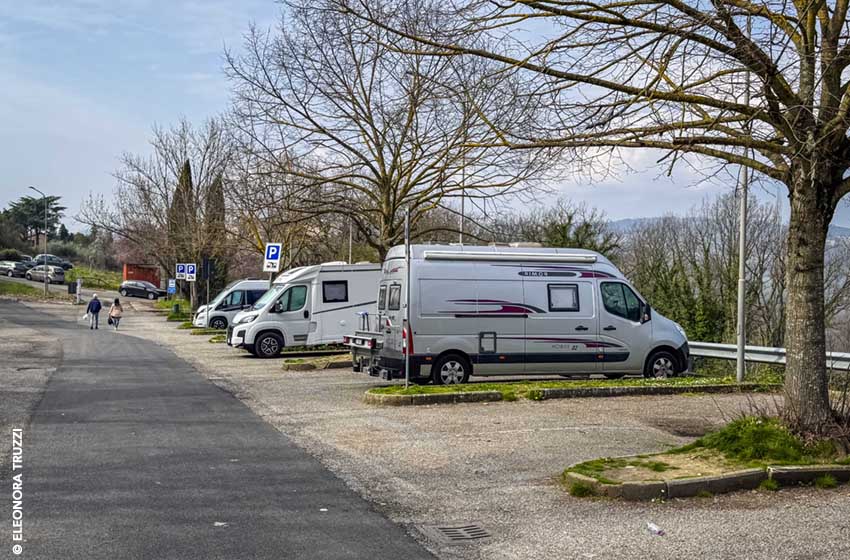 area camper Todi in Umbria