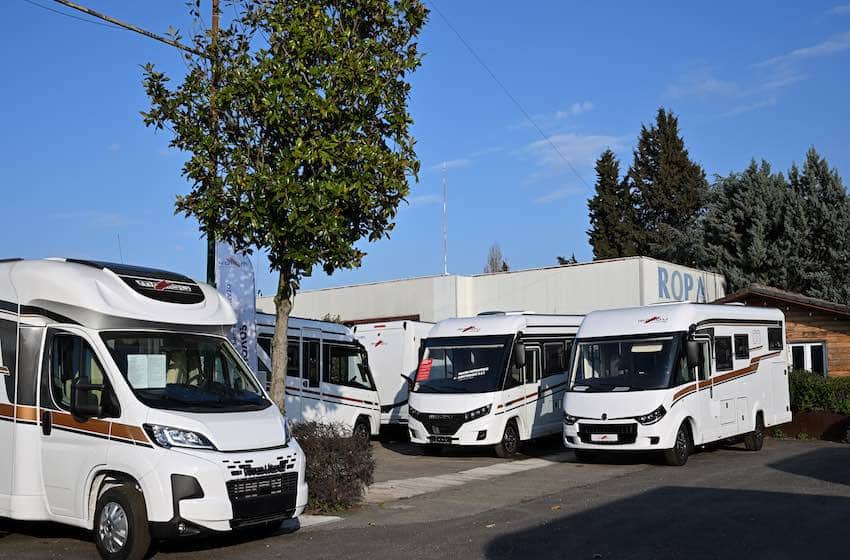 esposizione esterna camper