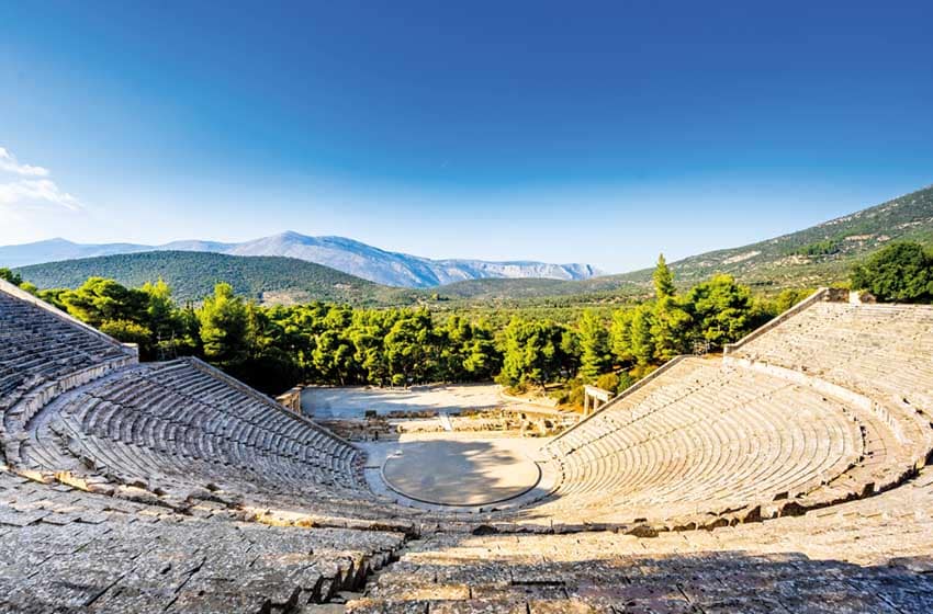 Grecia, Peloponneso, Il teatro di Epidauro