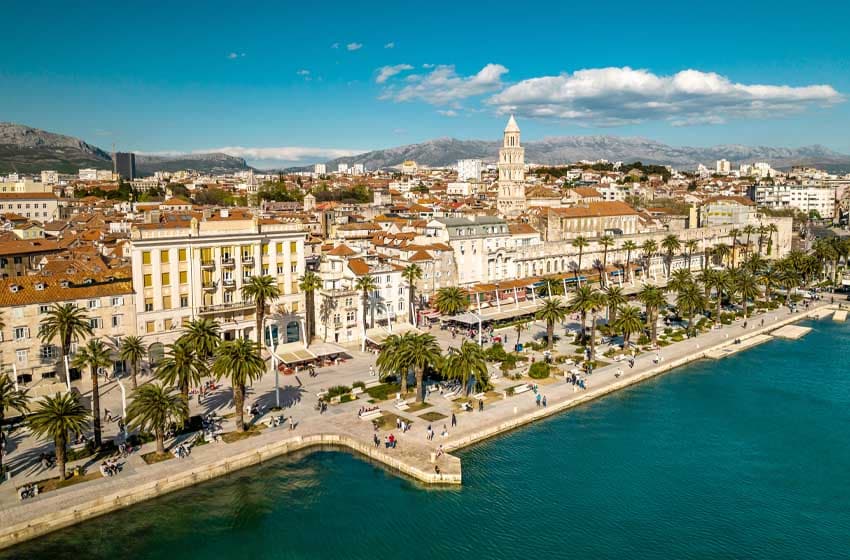 Croazia, il lungomare di Spalato