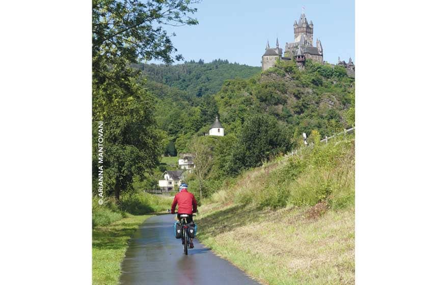 Tratto della Mosel-Radweg a Cochem