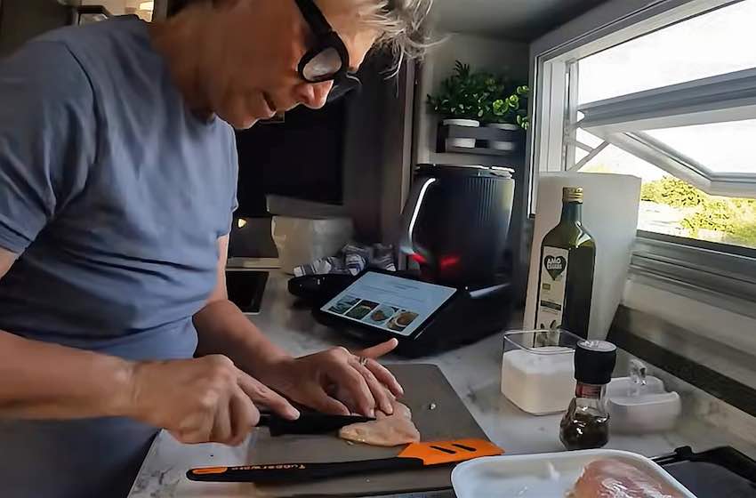 cucinare in camper