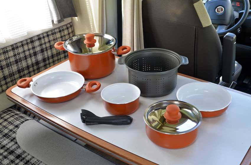 cucinare in camper