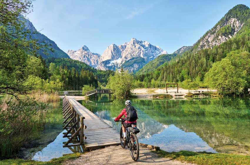 Slovenia, Kraniska Gora, Lago Jasna