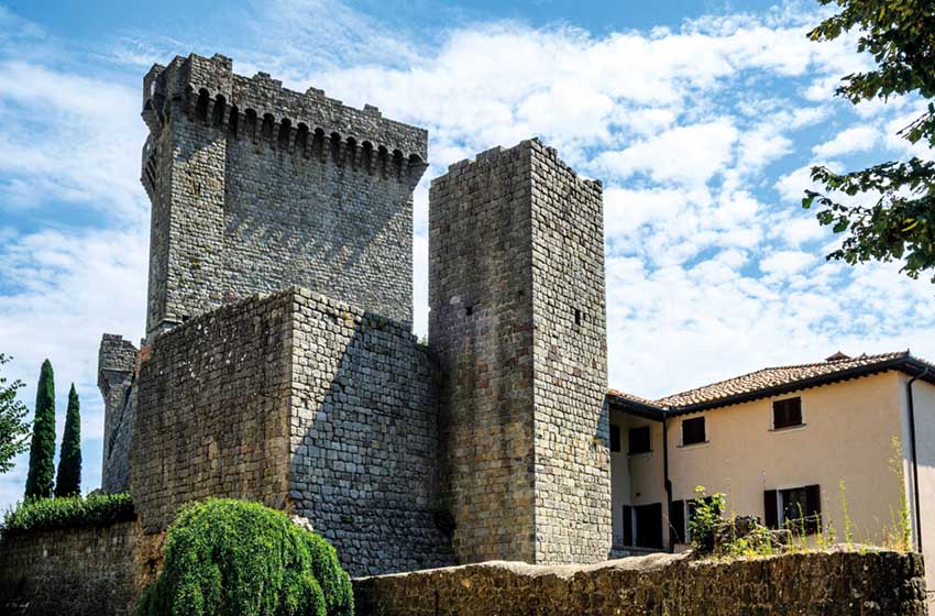 Toscana, la Rocca Aldobrandesca di Piancastagnaio