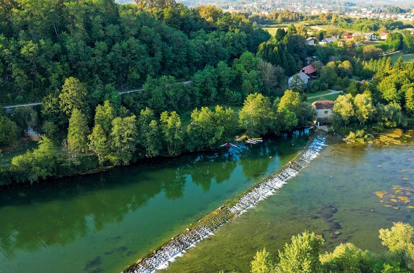 Il fiume Kolpa in Bela Krajina