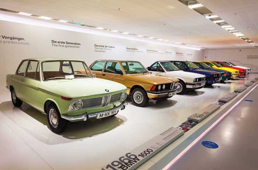 Germania-Monaco di Baviera-BMW Museum-Macchine