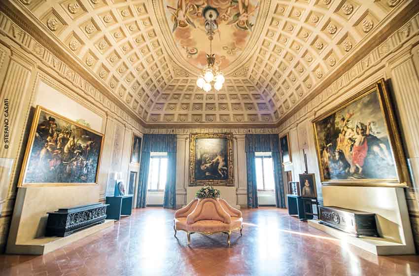 Toscana, Cerreto Guidi: l'interno della Villa Medicea