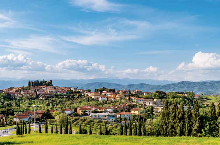 Panorama di Cerreto Guidi