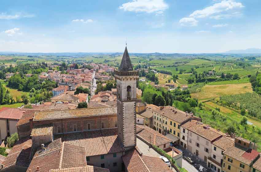 Toscana, veduta di Vinci