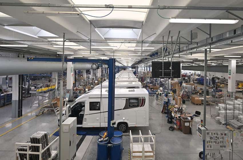 giottiline camper fabbrica 