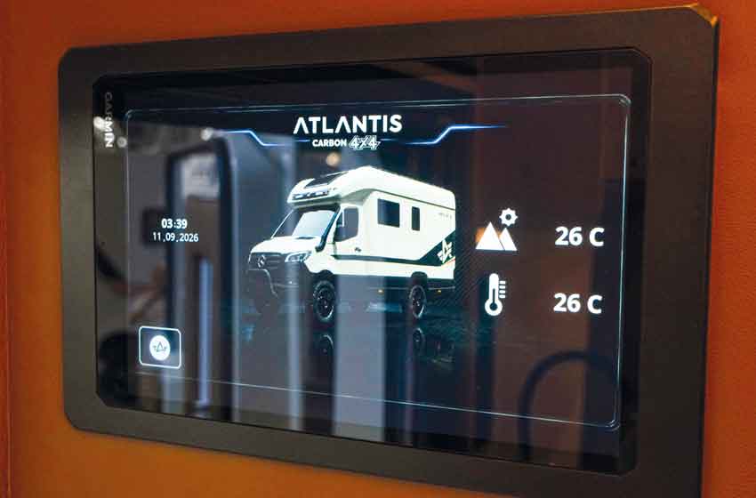 Atlantis Carbon 4x4 centralina Garmin SERV